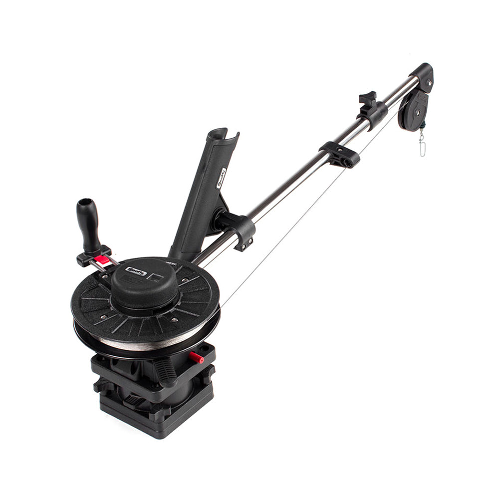Scotty 1091 Telescoping 60″ Longarm Combo Manual Downrigger w/ Swivel Base [1091] Supply