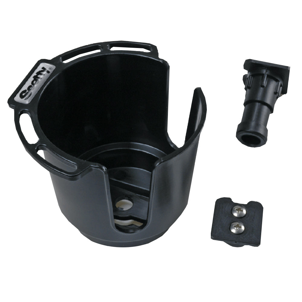 Scotty 311 Drink Holder w/Bulkhead/Gunnel Mount & Rod Holder Post Mount – Black [311-BK] Online Hot Sale