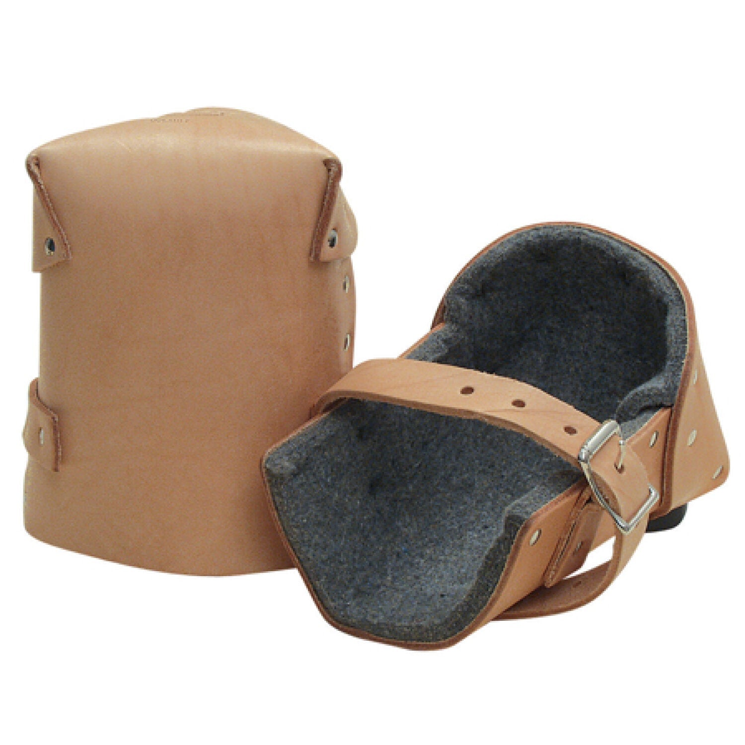 Kraft Tool WL087 1/2″ Thick Felt Leather Knee Pads (Pair) Online