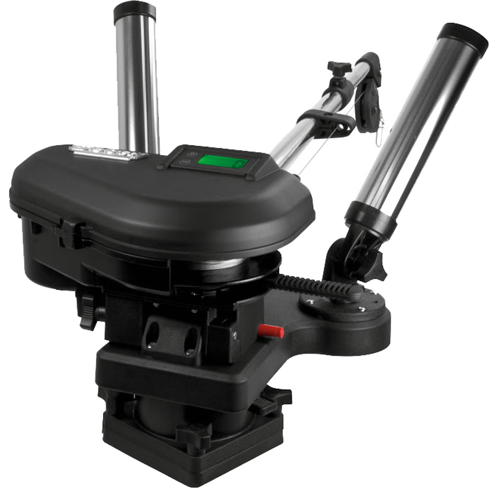 Scotty 2116 HP Depthpower Electric Downrigger 60″ SS Telescoping Boom w/Swivel Base – Dual Rod Holder [2116] Sale
