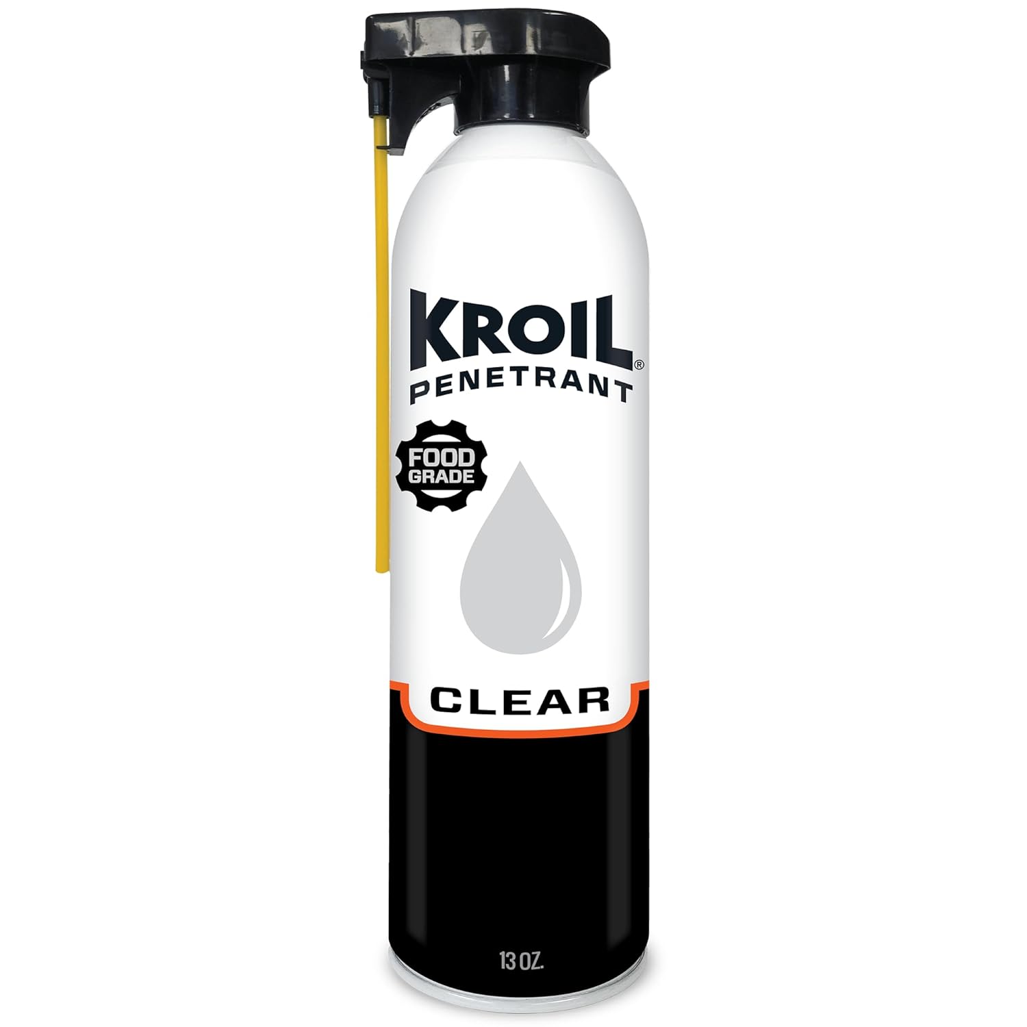 Kroil CKS132ST Clear Food Grade Penetrating Oil SprayTech 360° Nozzle & Straw Supply