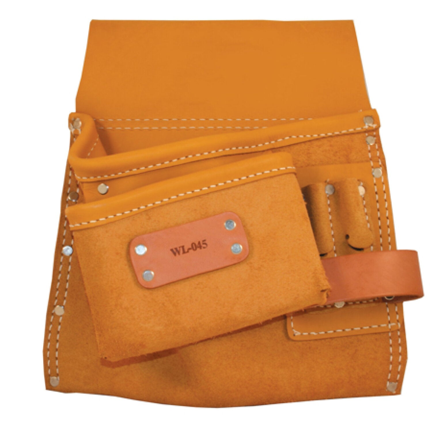 Kraft Tool WL045 5 Pocket Deluxe Nail Bag with Right Side Hammer Loop on Sale