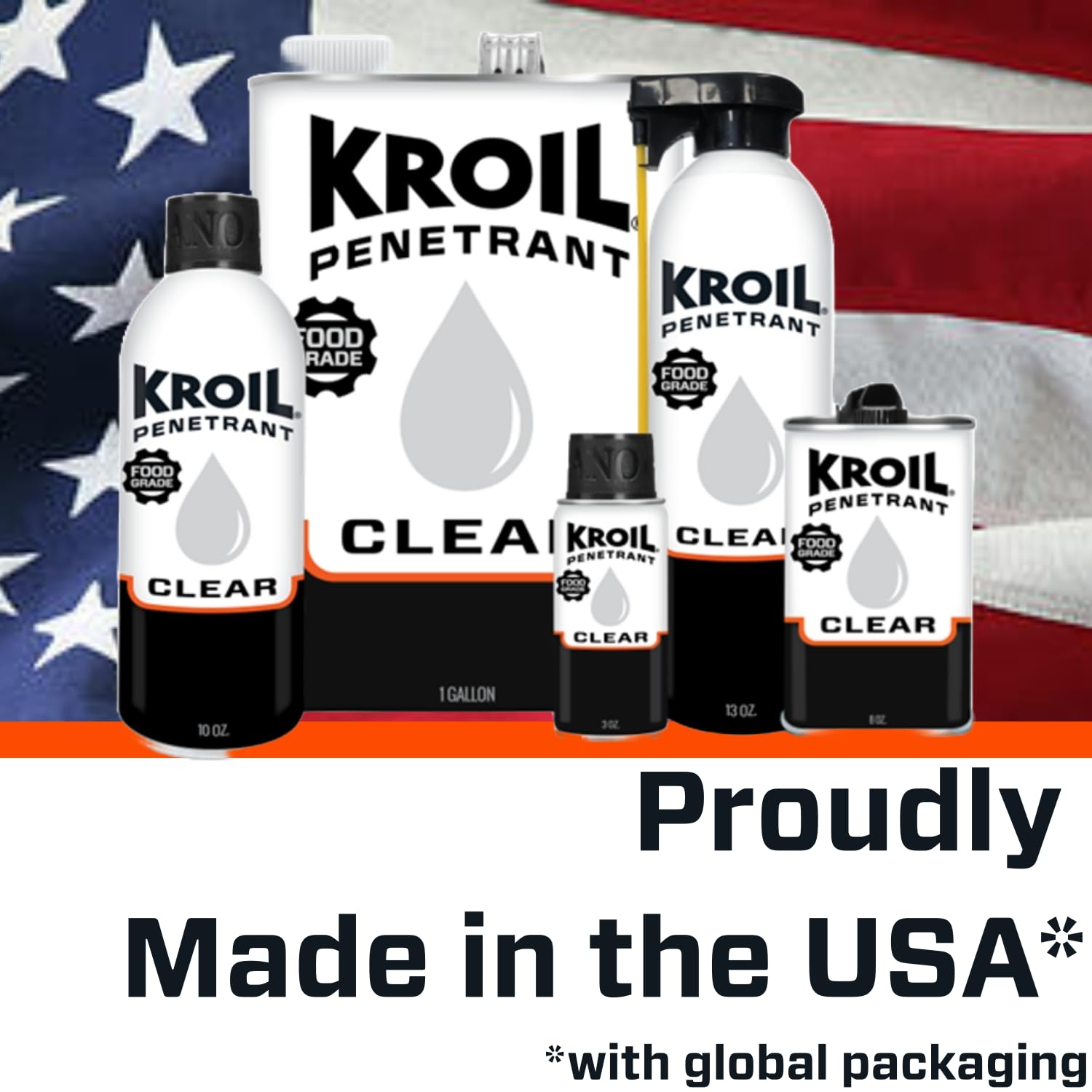 Kroil CKS102 Clear Food Grade Penetrating Oil, Aerosol – 10 oz Can Supply