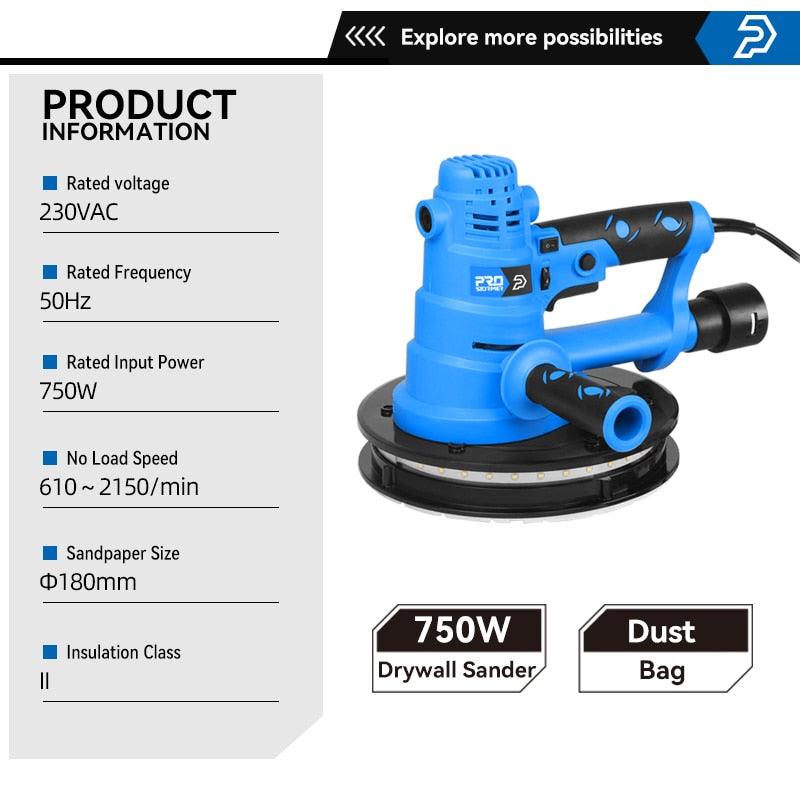 PROSTORMER- 750W Wall Polishing Machine| Grinding Portable AU/EU/UK Plug Optional Sale