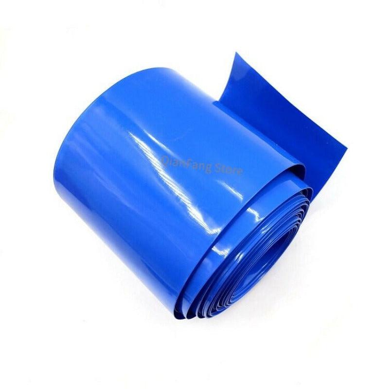 PVC Heat Shrink Tube 110mm Width Blue Multicolor Shrinkable Cable Sleeve Sheath Pack Cover for 18650 Lithium Battery Film Wrap Fashion