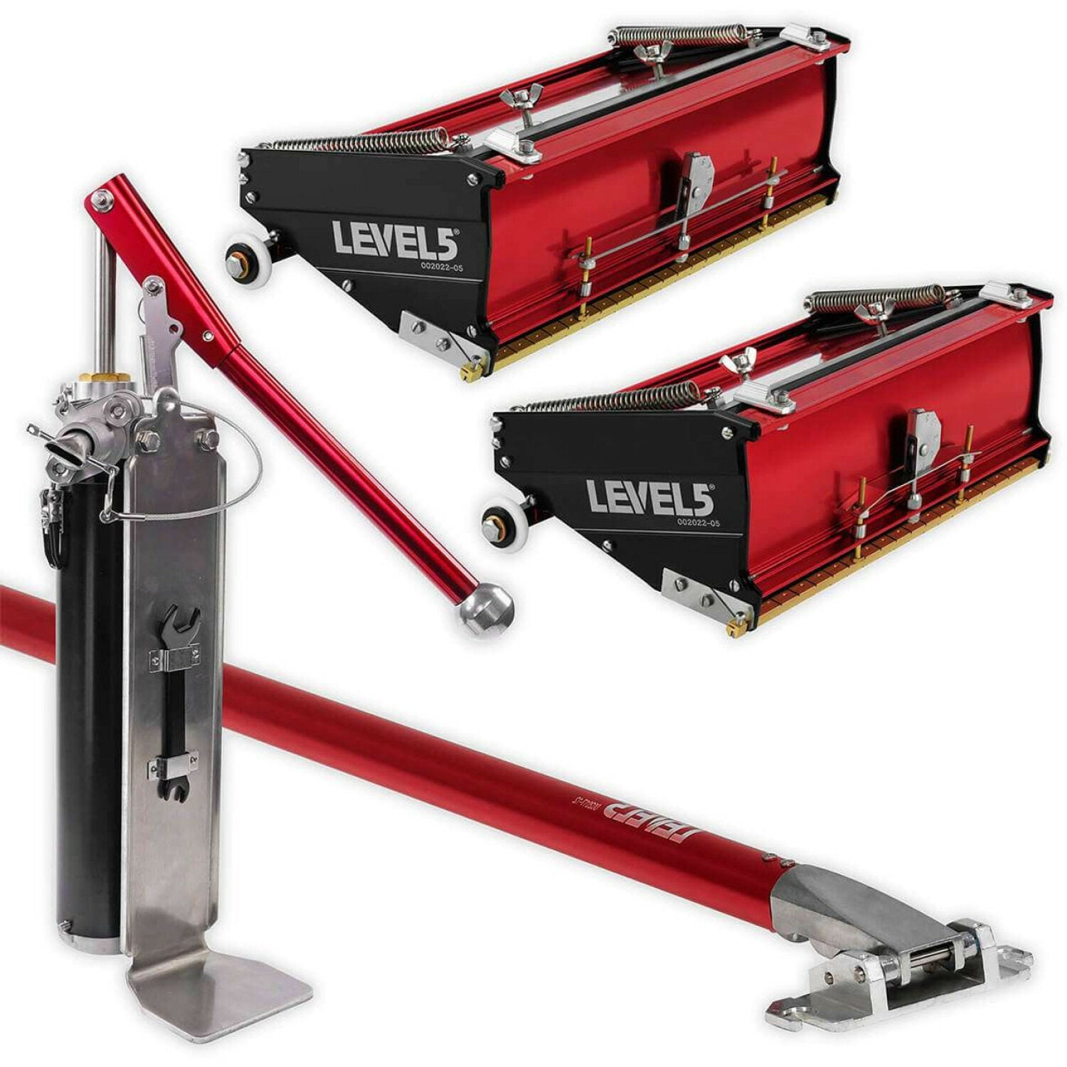 Level5 4-605 10/12″ Standard Boxes, 40-62″ Extendable Handle + Pump Online Hot Sale
