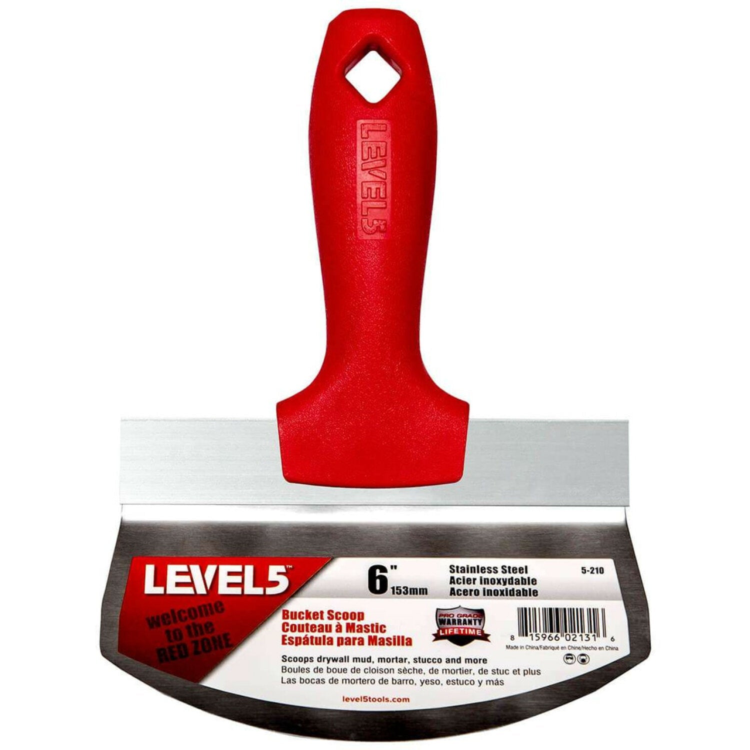 Level5 5-210 6″ Stainless Steel Bucket Scoop Online now