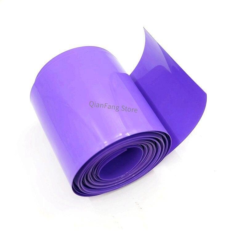 PVC Heat Shrink Tube 150mm Width Blue Multicolor Shrinkable Cable Sleeve Sheath Pack Cover for 18650 Lithium Battery Film Wrap Discount