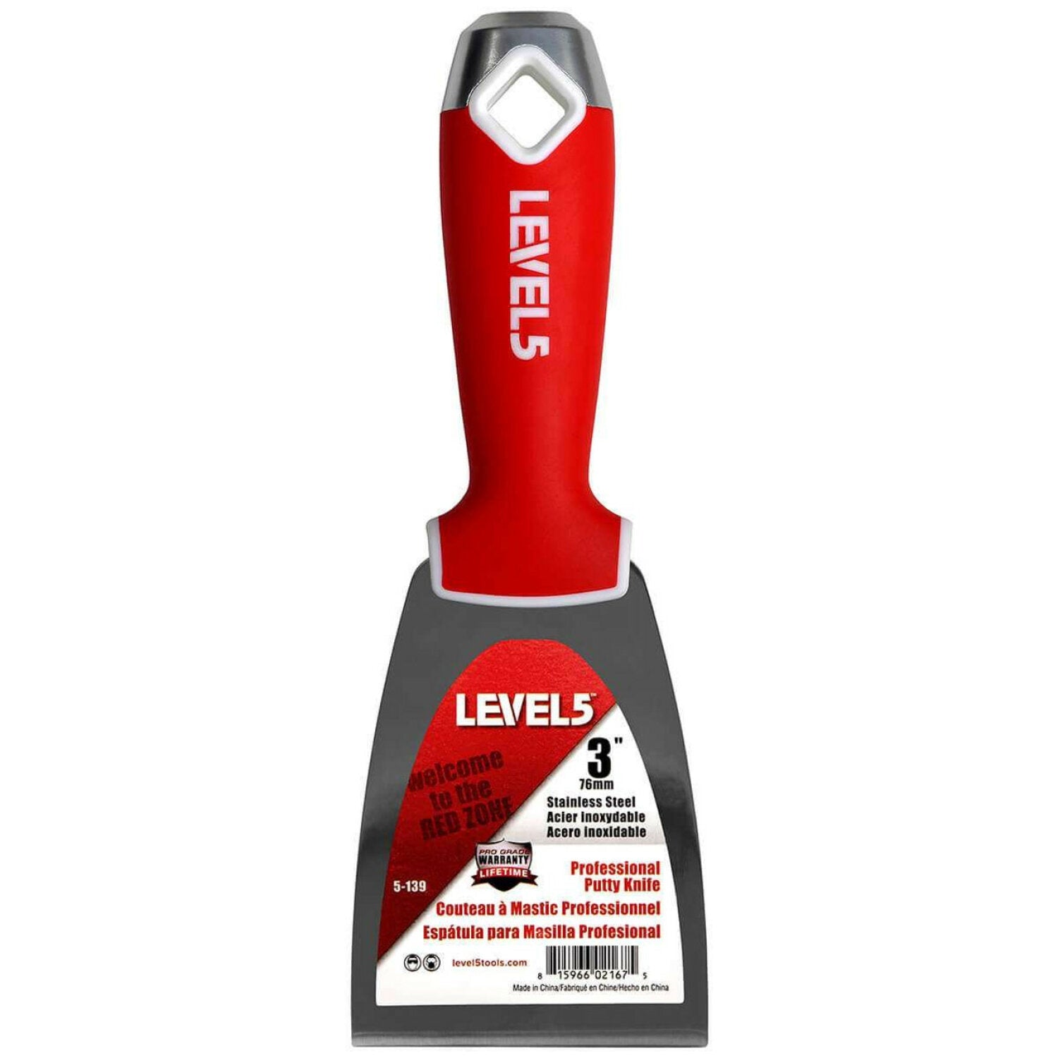 Level5 5-139 3″ Stainless Steel Joint Knife w/ Soft Grip Handle Fashion