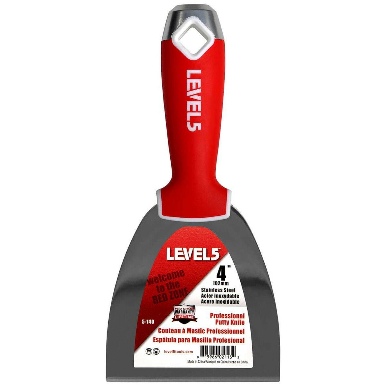 Level5 5-140 4″ Stainless Steel Joint Knife w/ Soft Grip Handle on Sale
