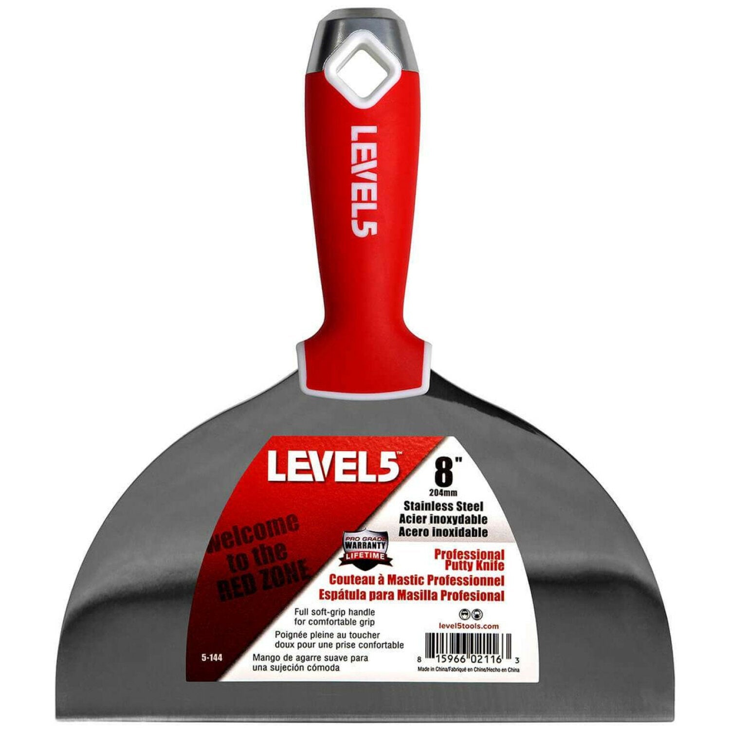 Level5 5-144 8″ Stainless Steel Joint Knife w/ Soft Grip Handle Online Sale
