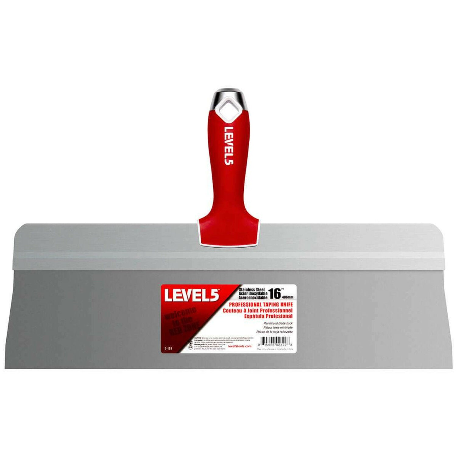 Level5 5-198 16″ Stainless Steel Big Back Taping Knife with Soft Grip Handles Online
