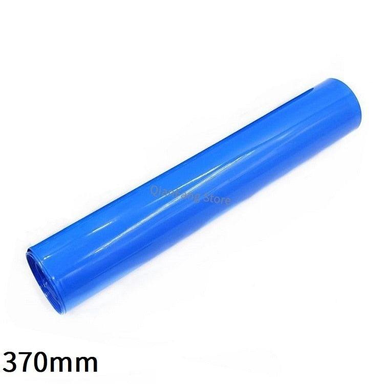 PVC Heat Shrink Tube 370mm Width Blue Protector Shrinkable Cable Sleeve Sheath Pack Cover for 18650 Lithium Battery Film Wrap Hot on Sale