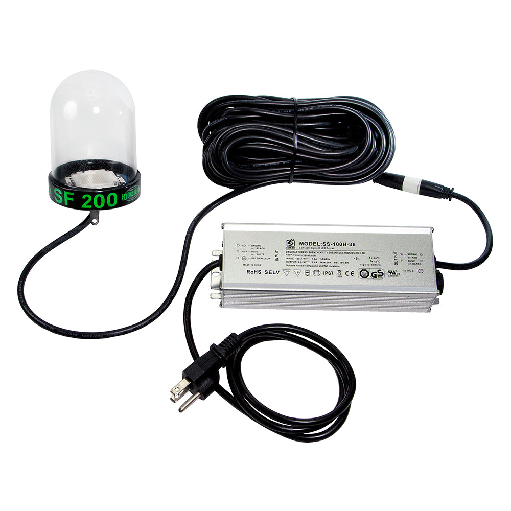Hydro Glow LED Underwater Dock Light – 200W – 50 Cord – Green [SF200G] Online Sale