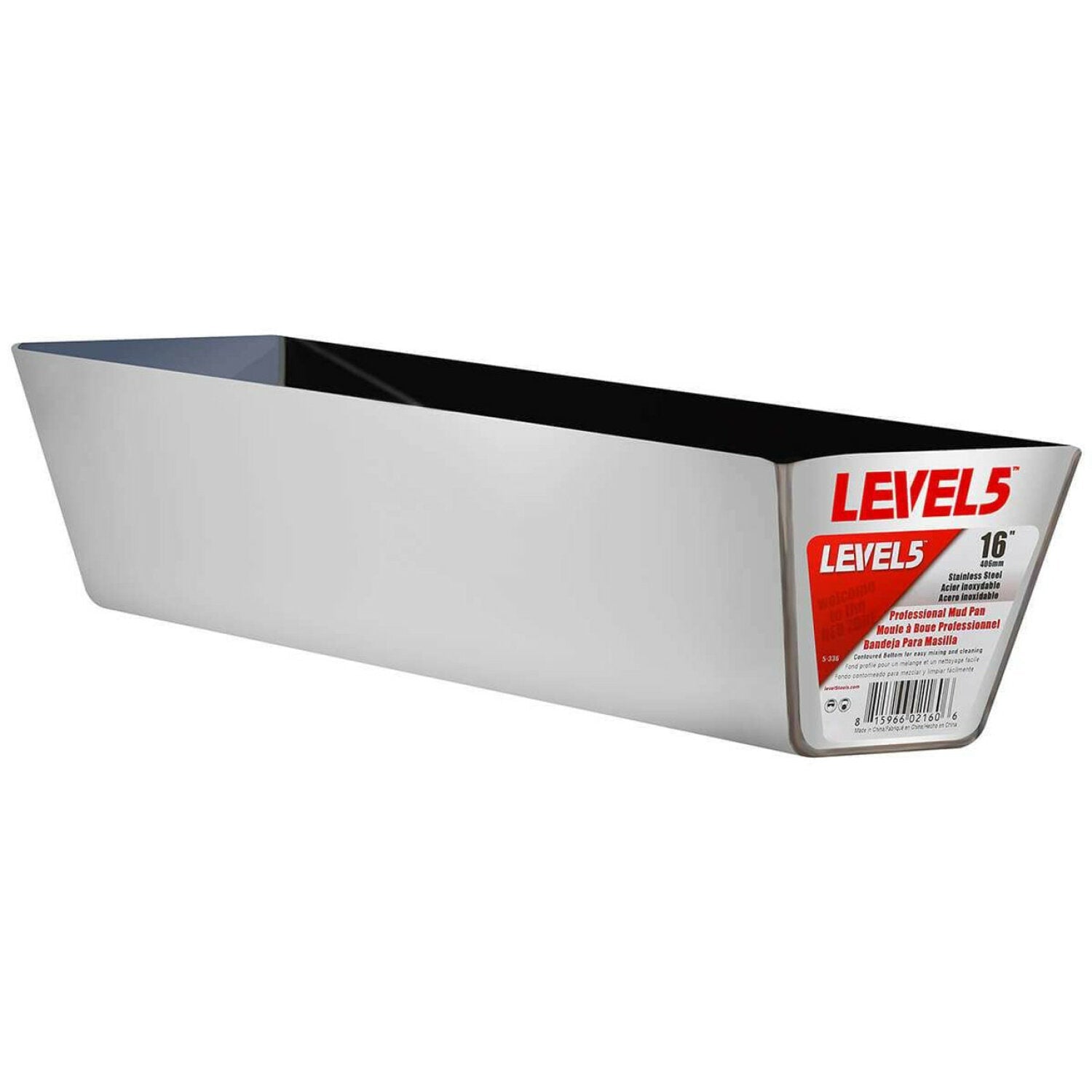 Level5 5-336 16″ Stainless Steel Mud Pan Discount