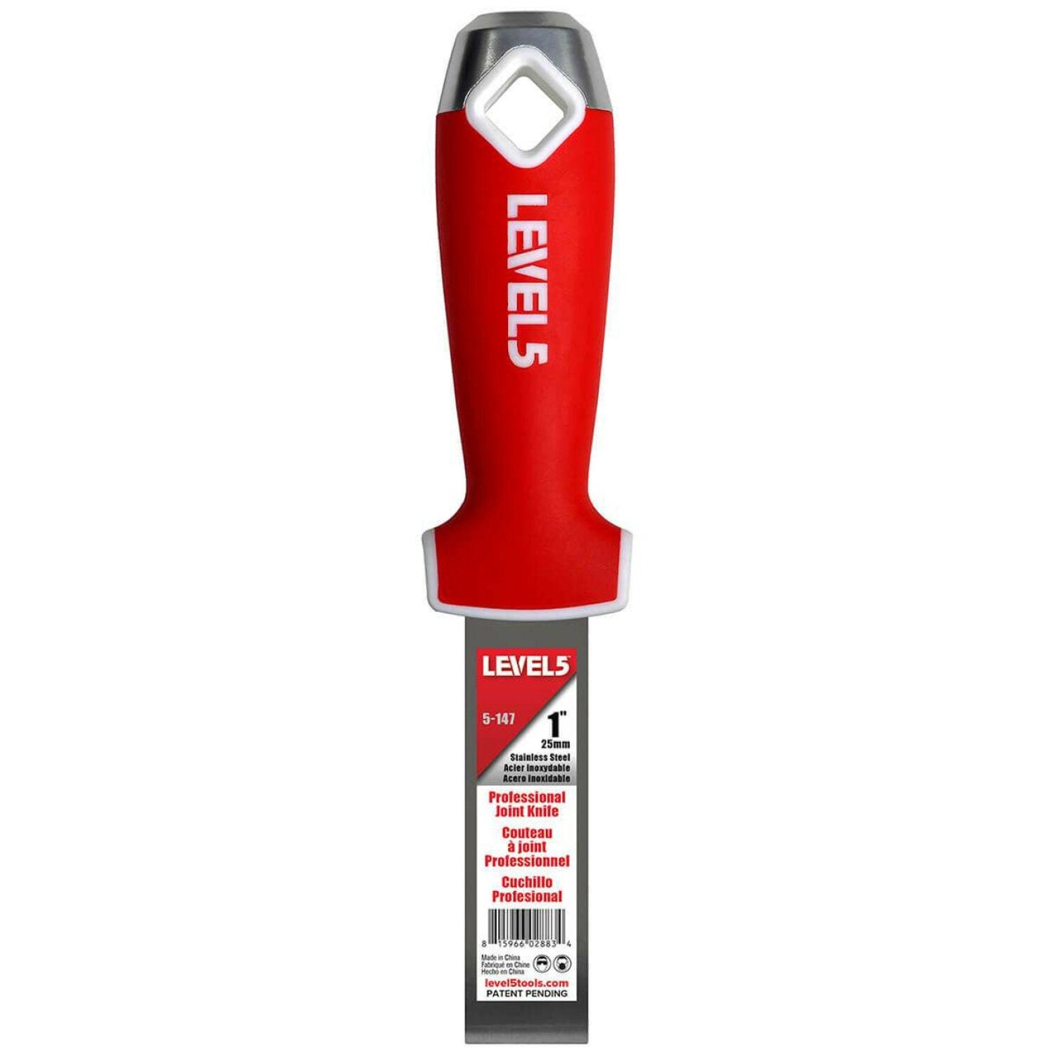 Level5 5-147 1″ Stainless Steel Joint Knife w/ Soft Grip Handle Hot on Sale