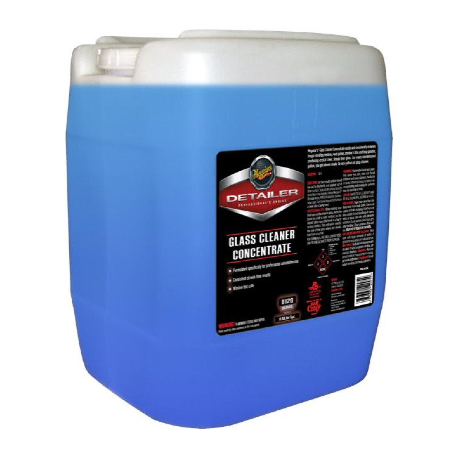 Meguiar’s D12005 Liquid Glass Cleaner Concentrate, 5 Gallon Supply