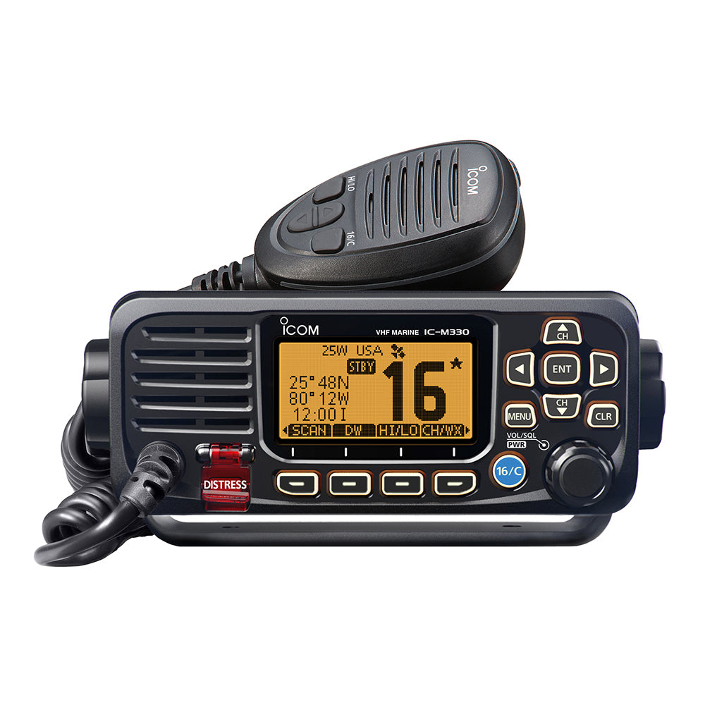 Icom M330 VHF Compact Radio – Black [M330 51] Fashion