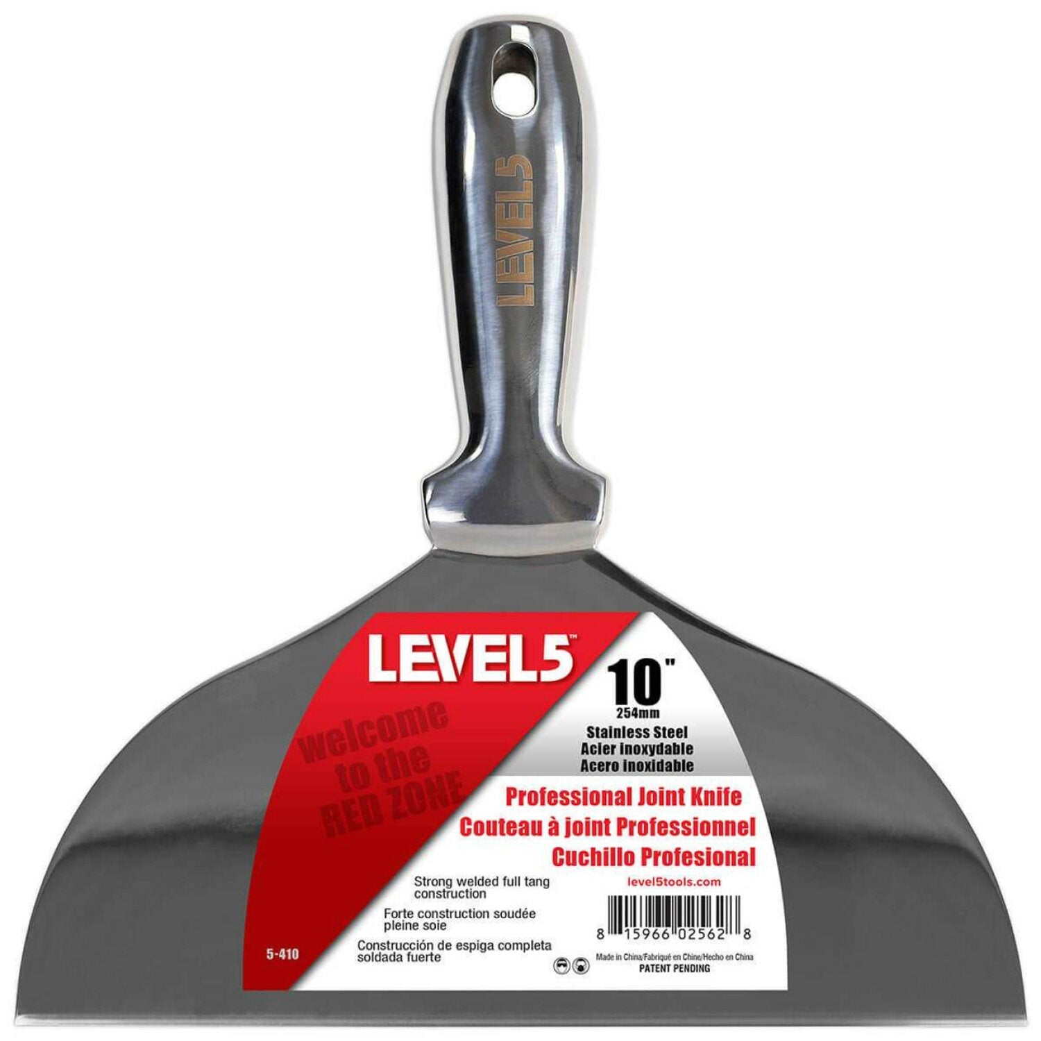 Level5 5-410 10″ Welded Stainless Steel Joint Knife Supply