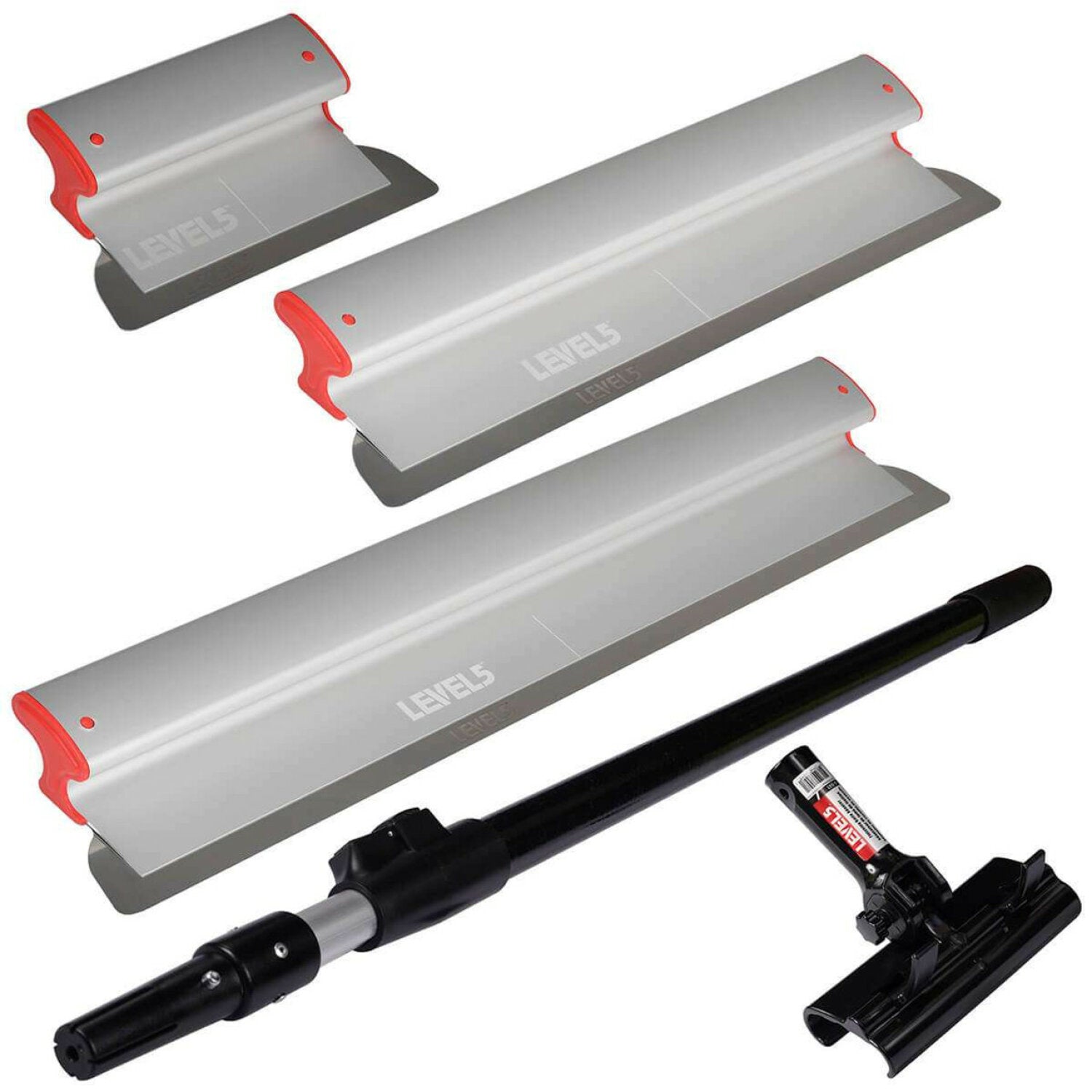 Level5 5-441 10/24/32” Aluminum-Body Skimming Blades, 37-63″ Handle & Adapter Discount