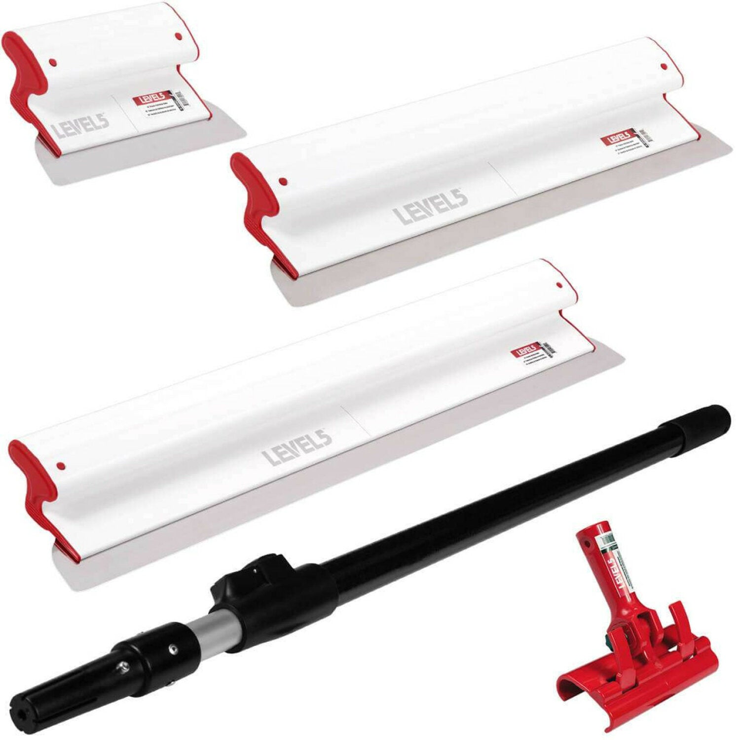 Level5 5-441C 10/24/32” Composite-Body Skimming Blades, 37-63″ Handle & Adapter Fashion