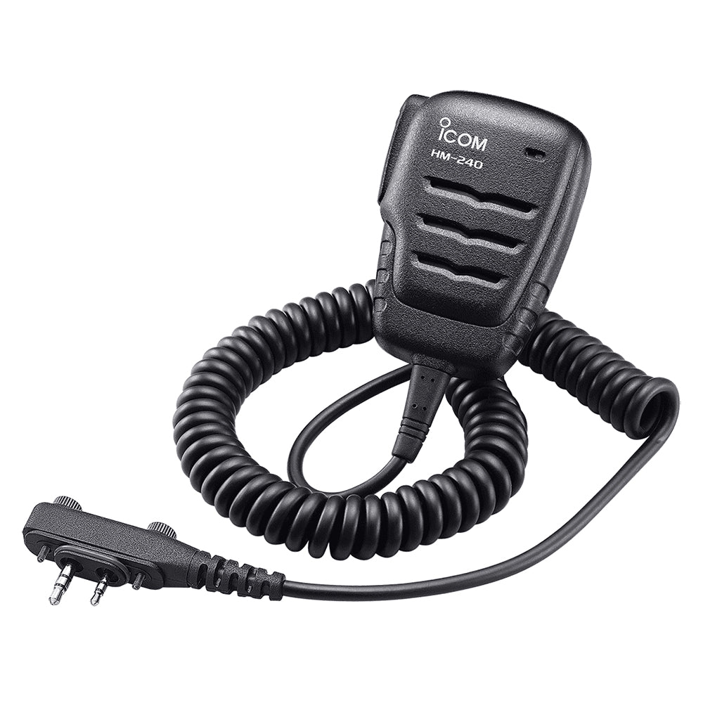 Icom HM-240 Waterproof Aviation Speaker Mic 2-Pin [HM240] Discount