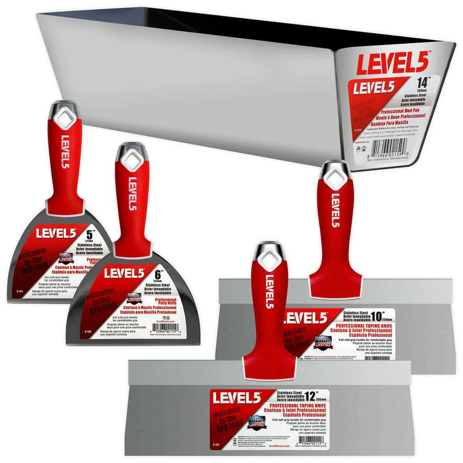Level5 5-600 Stainless Steel Hand Tool Finishing Set Online