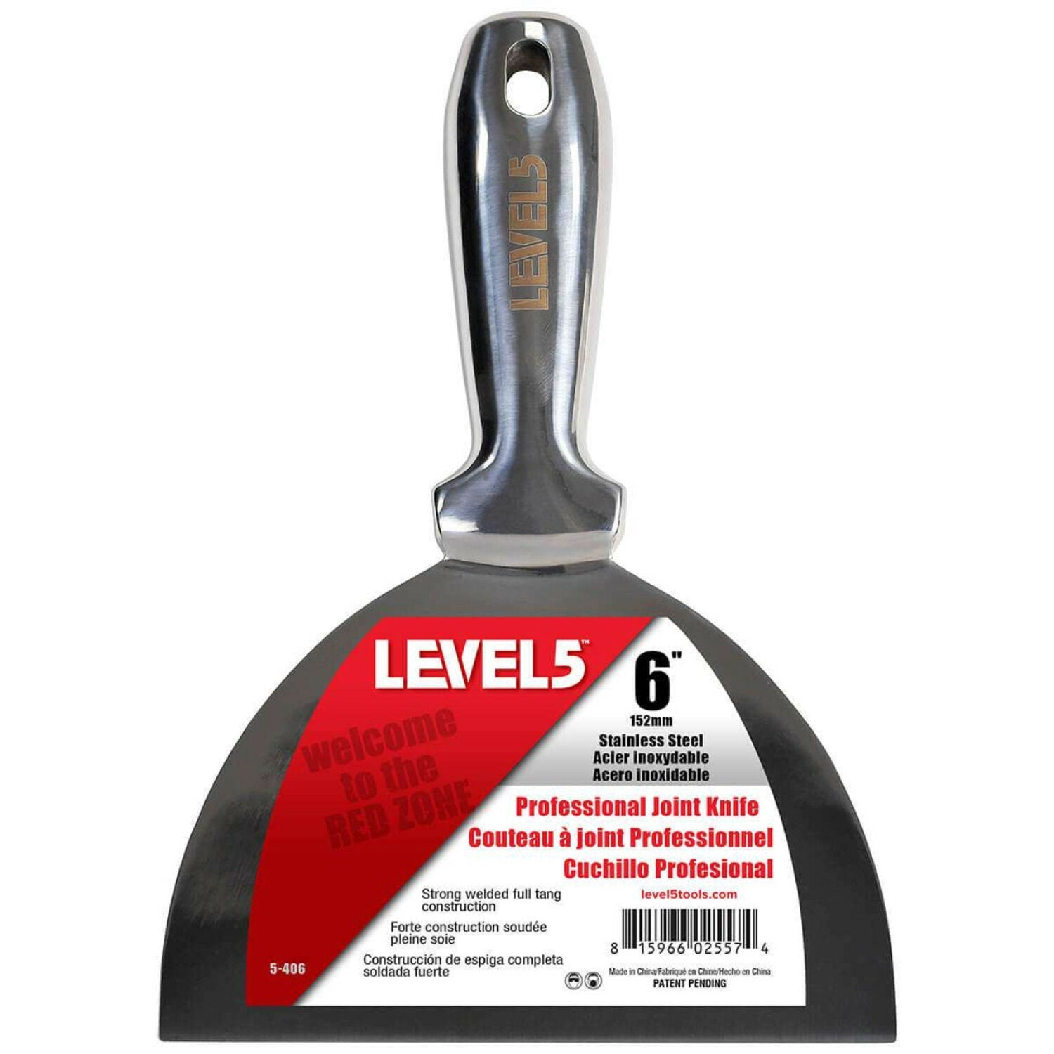Level5 5-406 6″ Welded Stainless Steel Joint Knife Fashion