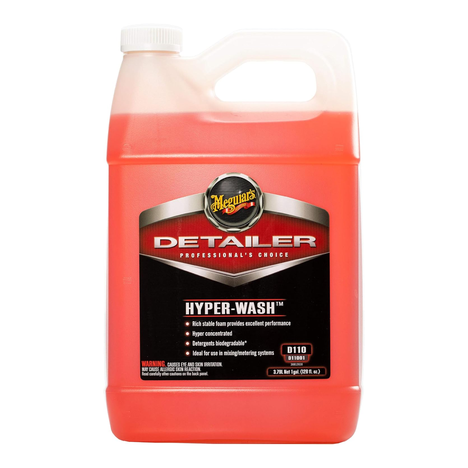 Meguiar’s D11001 Liquid Hyper-Wash, 1 Gallon Supply