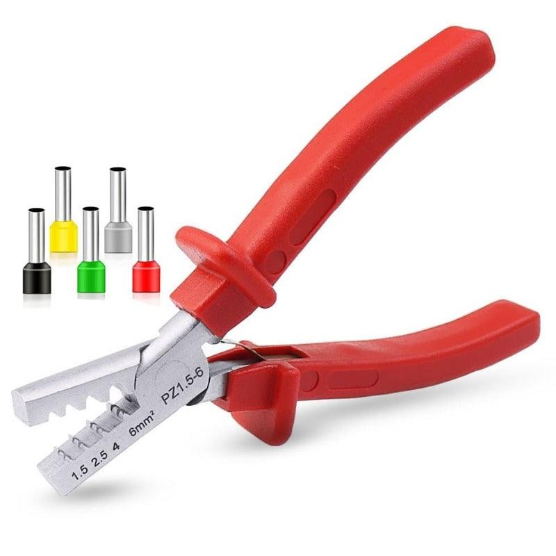 PZ1.5-6 Germany Style Small Crimping Plier For Cable End Sleeves Special Tool Steel Fashion