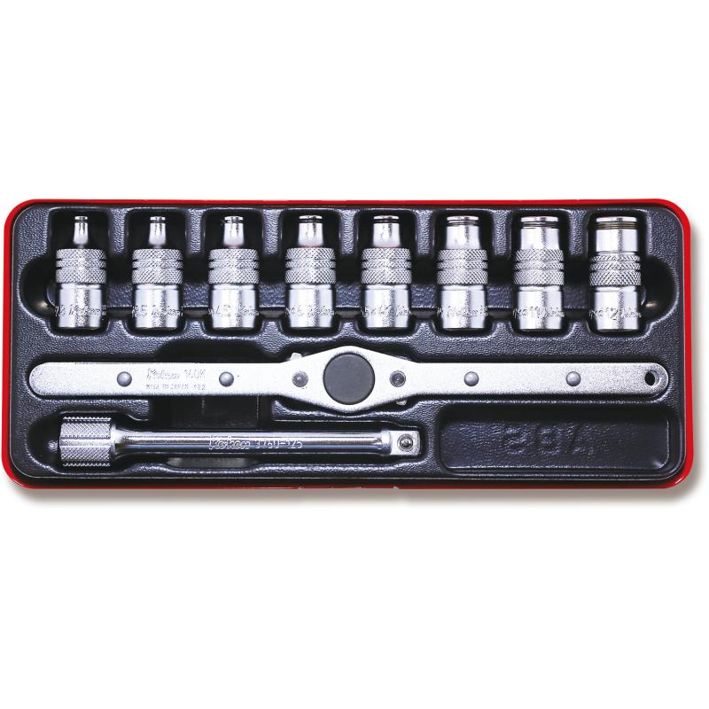 Ko-Ken 3264 3/8 Inch Sq. Drive Tap Holder Set 10 Pcs Hot on Sale