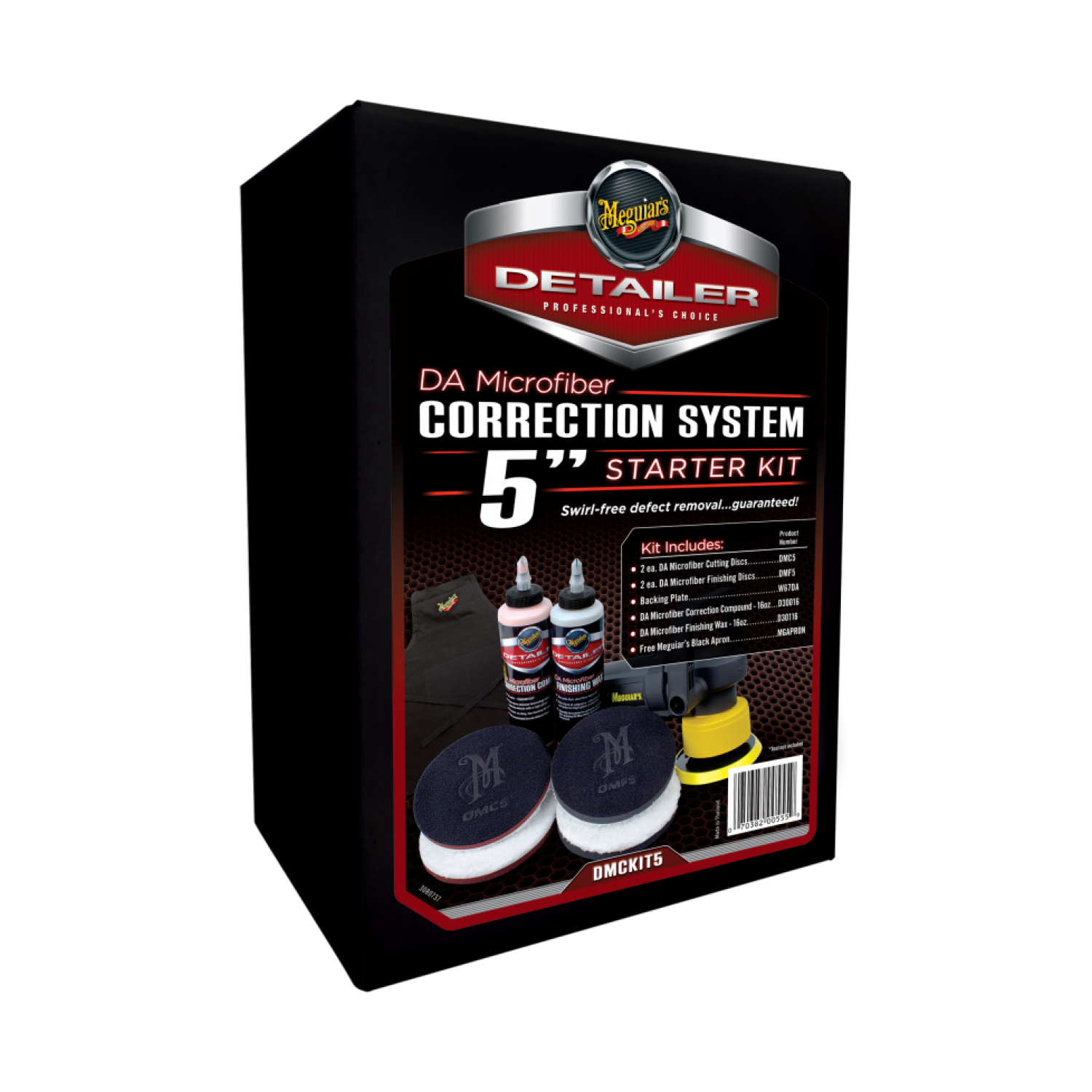 Meguiar’s DMCKIT5 DA Microfiber Complete Paint Correction System, 5″ Starter Kit Online Sale