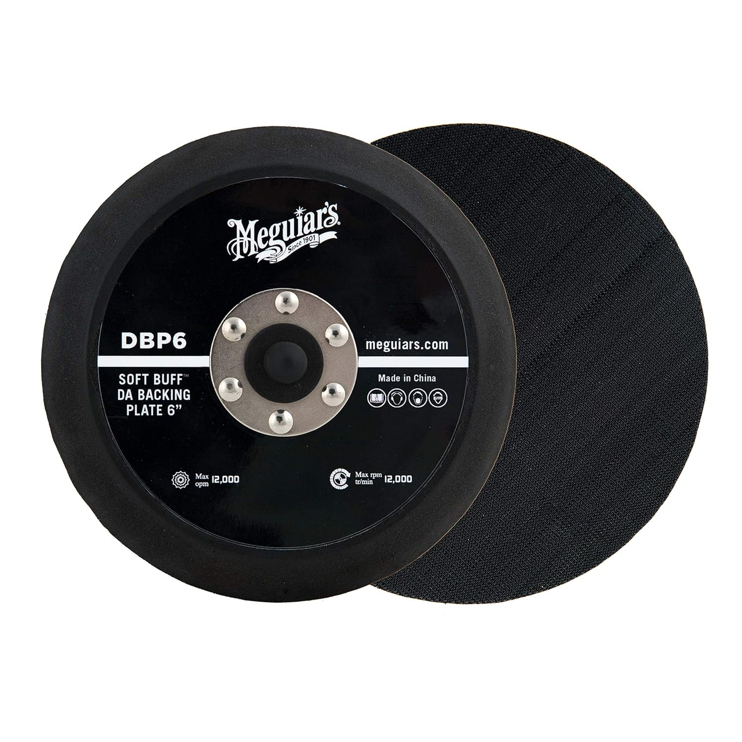Meguiar’s DBP6 Soft Buff DA Backing Plate, 6″ Supply