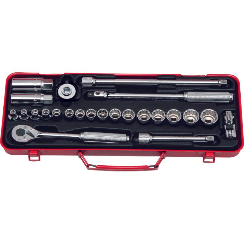 Ko-Ken 3275 3/8 Inch Sq. Drive, Socket Set 25 Pcs on Sale