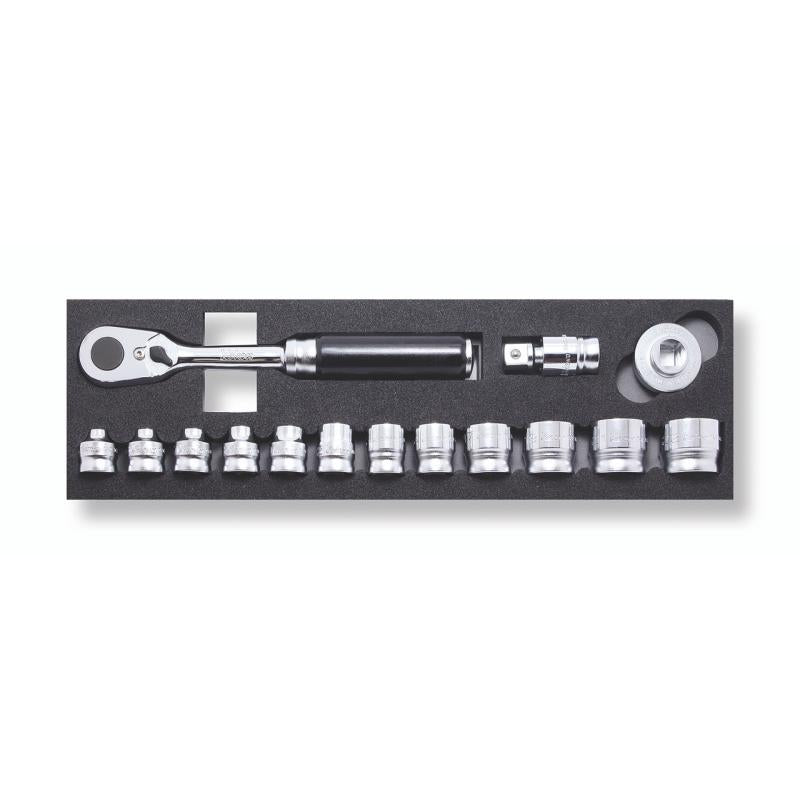 Ko-Ken 3285ZA 3/8 Sq. Dr. Socket set Z-series 15 pieces Fashion