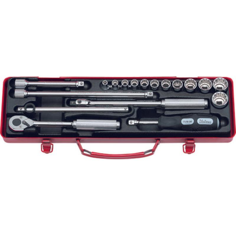 Ko-Ken 3221M Socket set 12 Point 18 pieces 3/8 Sq. Drive Discount