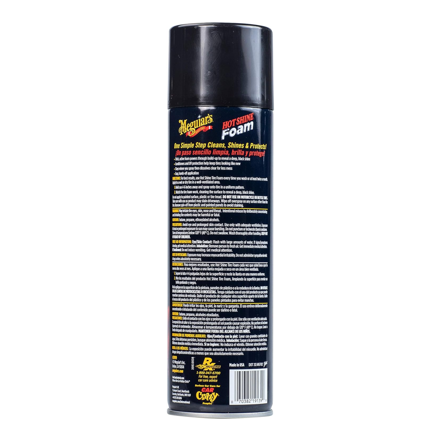 Meguiar’s G13919 Hot Shine Tire Foam, 19 oz Sale