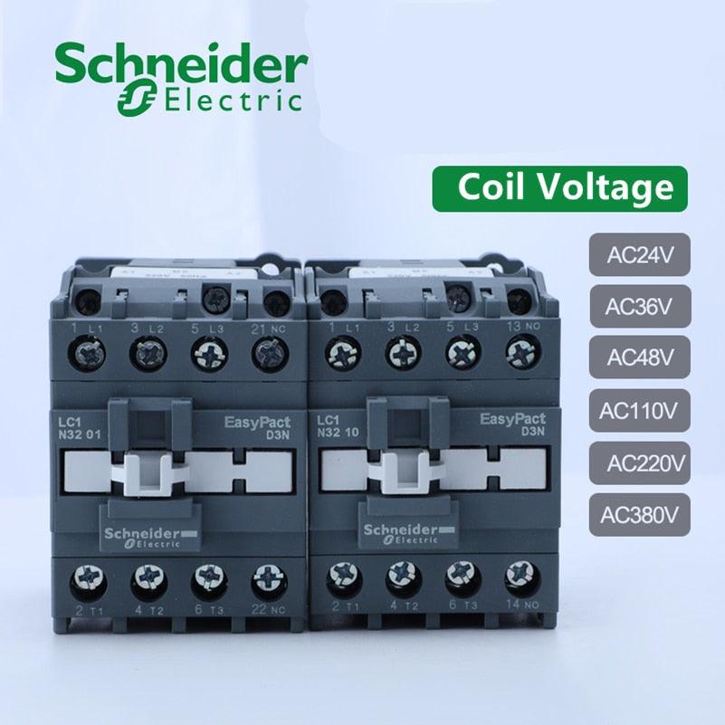 Schneider Electric 3P 32A AC Contactor LC1N3210M5N LC1N3210B5N LC1N3210CC5N LC1N3210F5N LC1N3210Q5N LC1N3201M5N/B5N/CC5N/F5N/Q5N Discount