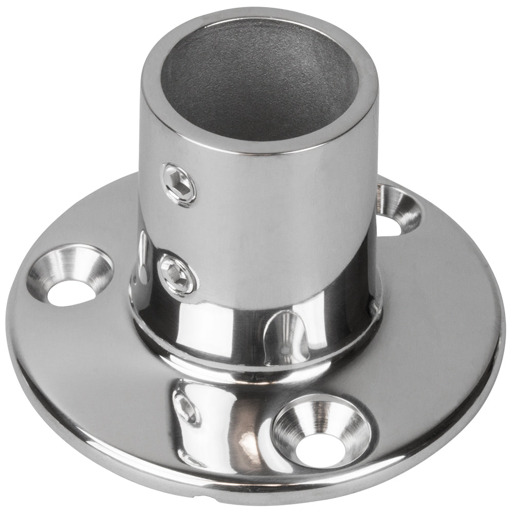 Sea-Dog Rail Base Fitting 2-3/4″ Round Base 90 316 Stainless Steel – 1″ OD [280901-1] Online now