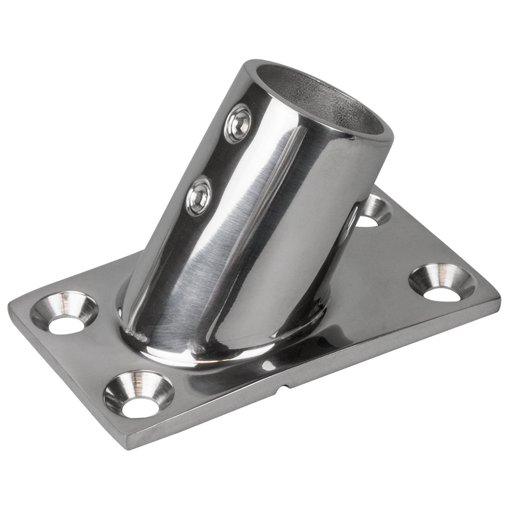 Sea-Dog Rail Base Fitting Rectangular Base 60 316 Stainless Steel – 1-7/8″ x 3-1/4″ – 1″ OD [281601-1] Supply