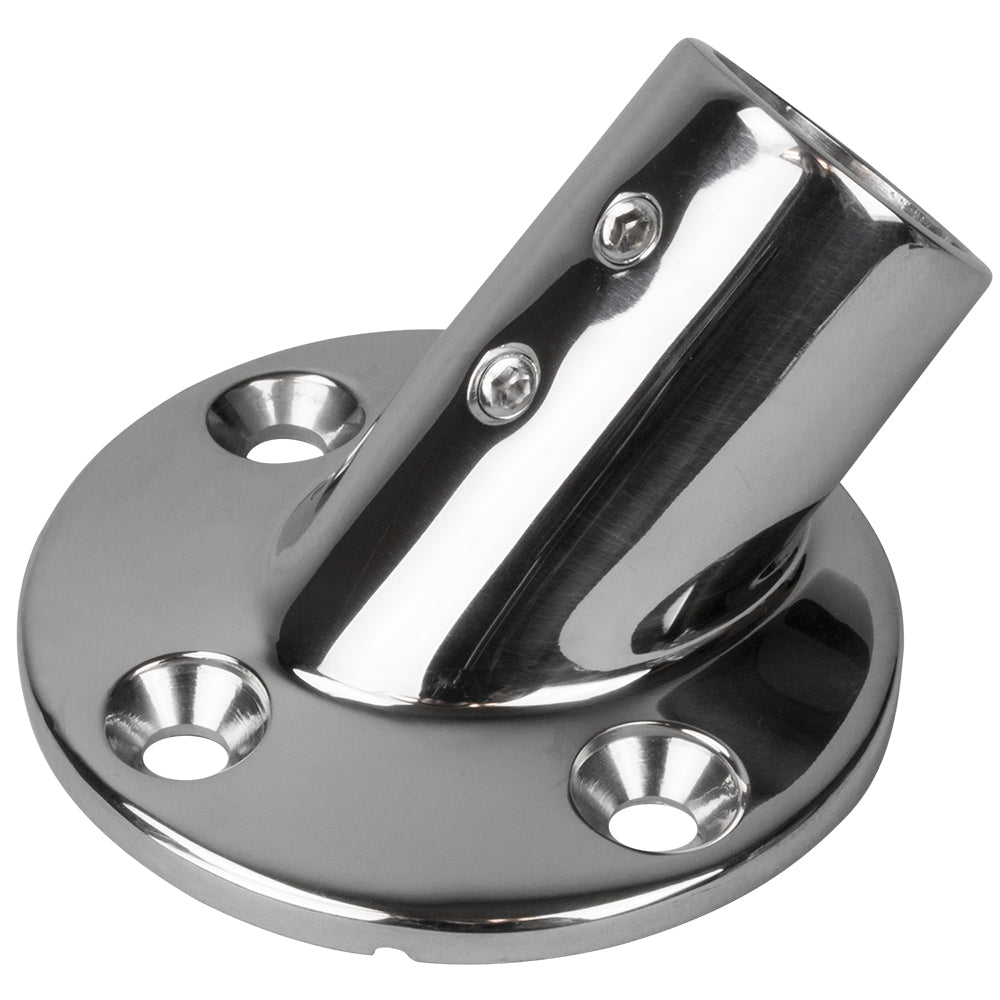 Sea-Dog Rail Base Fitting 2-3/4″ Round Base 45 316 Stainless Steel – 1″ OD [280451-1] Supply