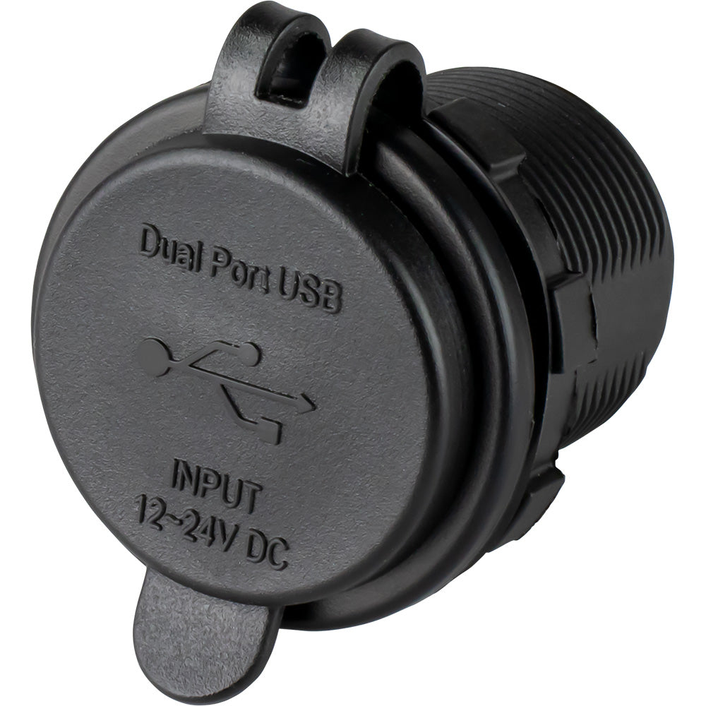 Sea-Dog Round Dual USB  USB-C Power Socket [426516-1] Online now