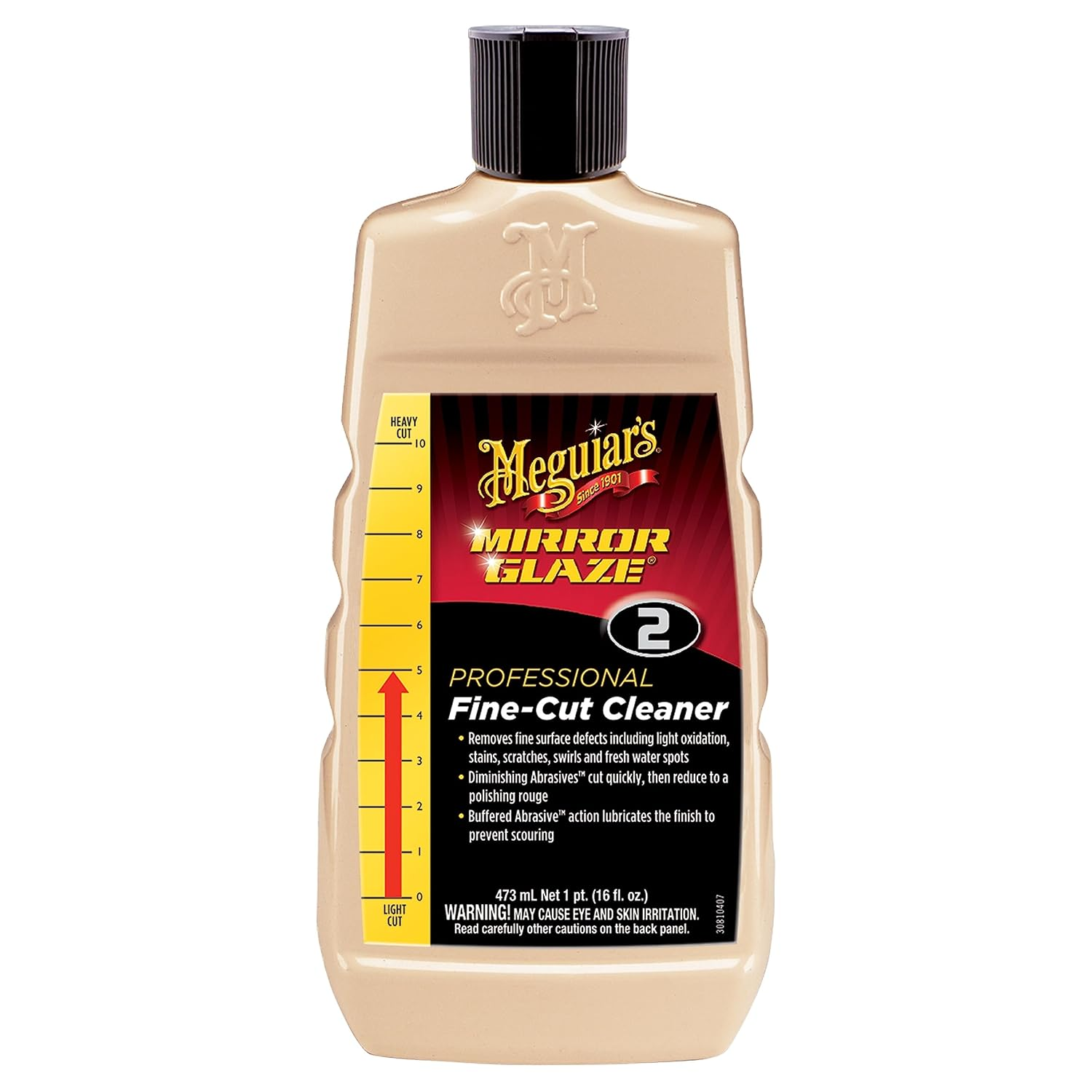 Meguiar’s M0216 Mirror Glaze Professional Fine-Cut Cleaner, 16 .oz Supply