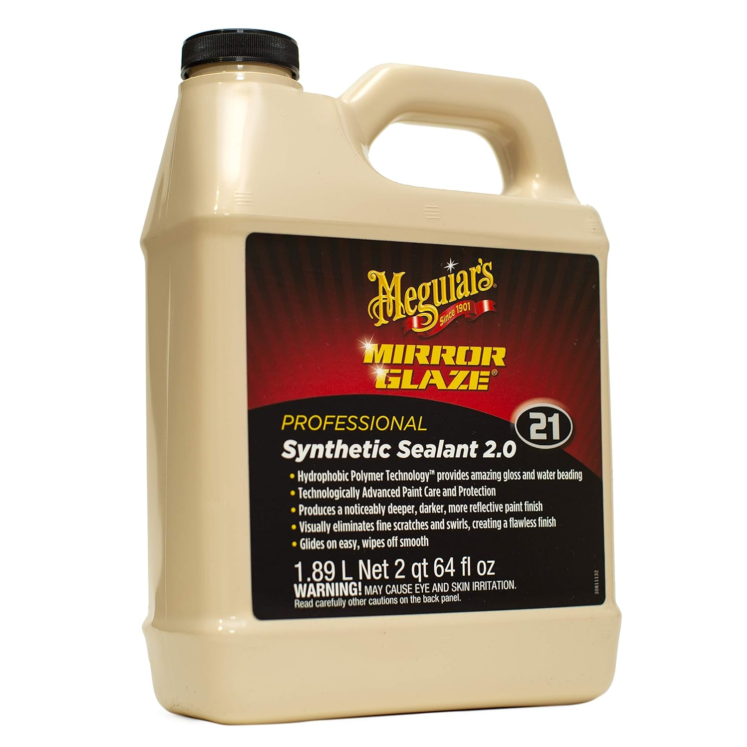 Meguiar’s M2164 Mirror Glaze Synthetic Sealant 2.0, 64 .oz, Liquid Sale