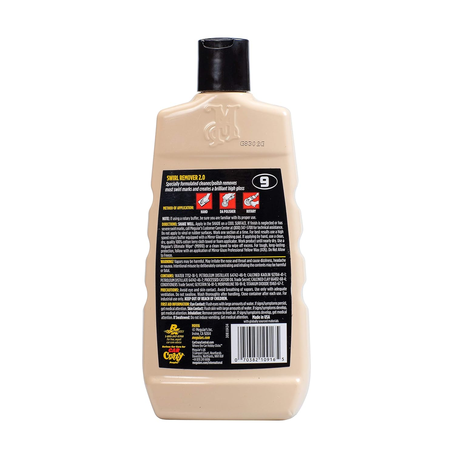 Meguiar’s M0916 Mirror Glaze Swirl Remover, 16 .oz Online now