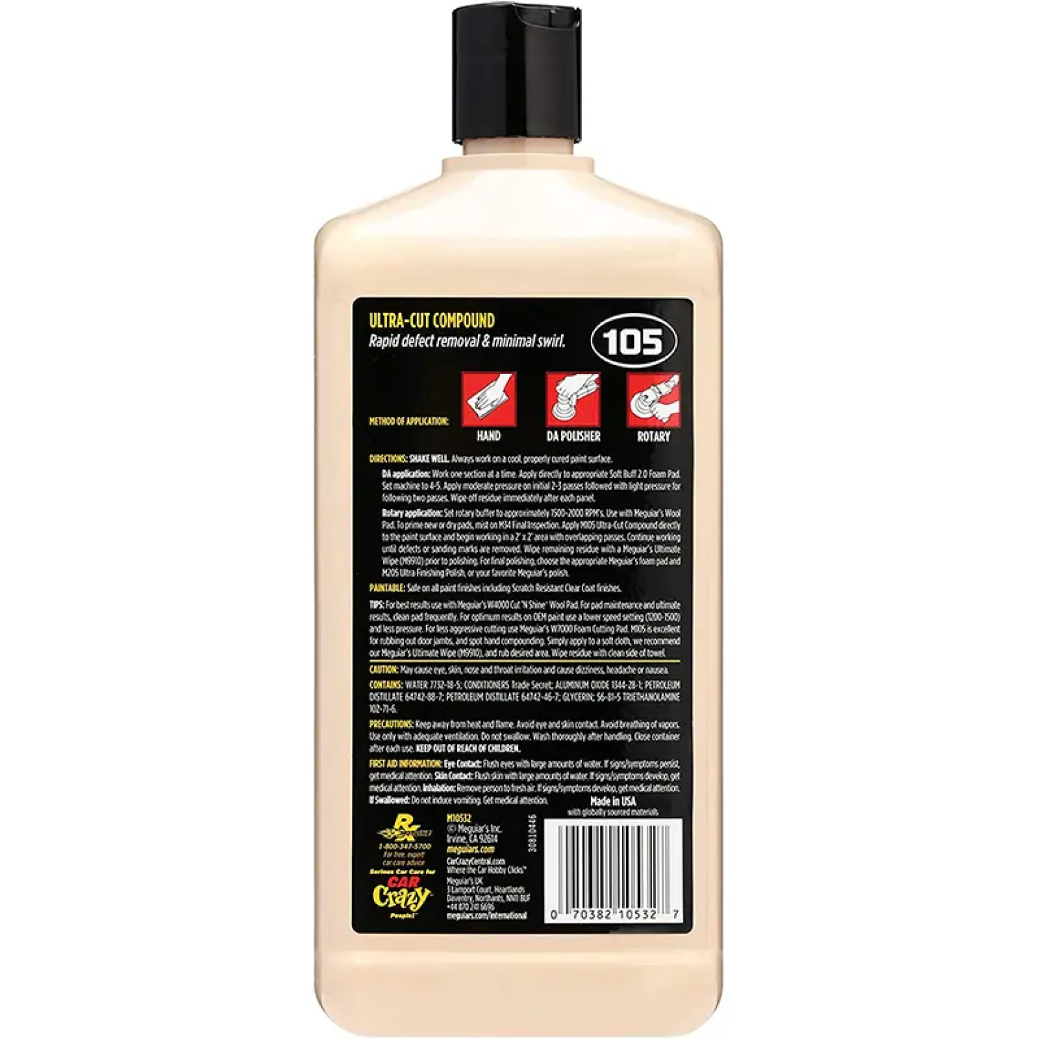 Meguiar’s M10532 Mirror Glaze Ultra-Cut Compound, 32 .oz, Liquid Online Hot Sale