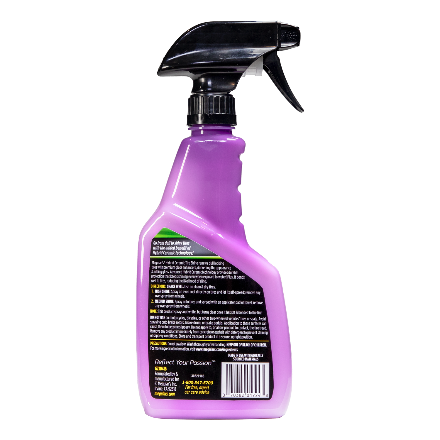 Meguiar’s G230416 Hybrid Ceramic Tire Shine, 16 .oz Fashion
