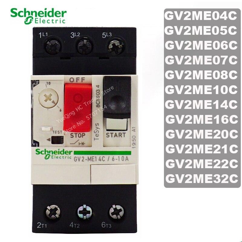 Schneider-  Motor Thermal Magnetic Circuit Breaker| GV2ME14C 07C 08C on Sale