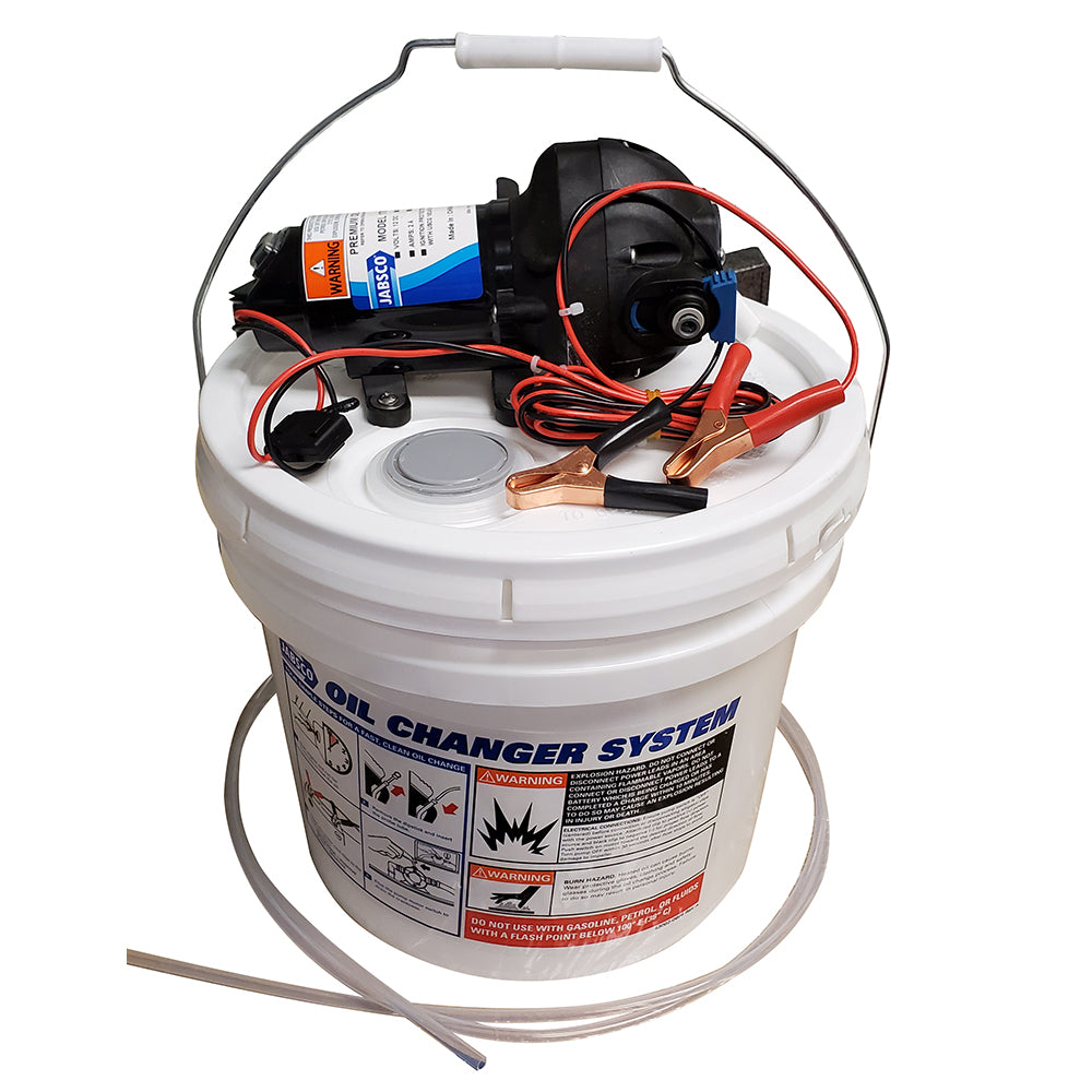 Jabsco DIY Oil Change System w/Pump & 3.5 Gallon Bucket [17850-1012] on Sale