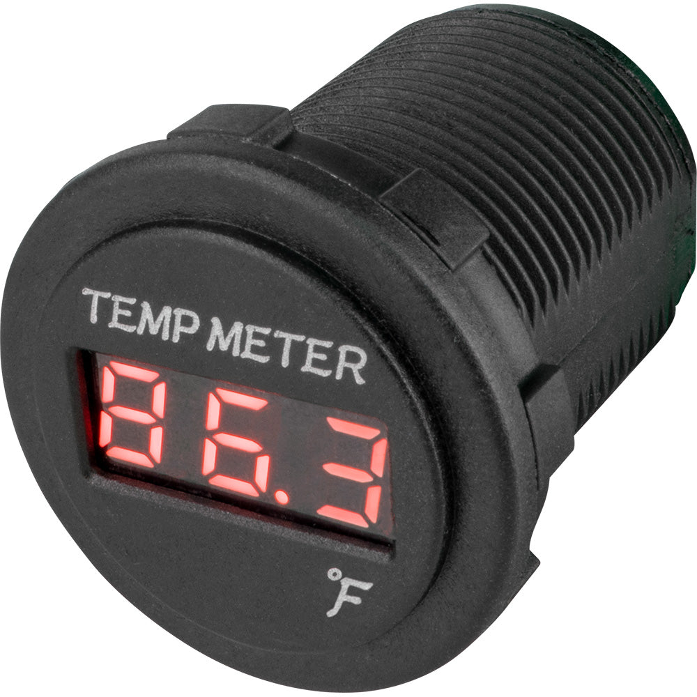Sea-Dog Round Red LED Temperature Meter [421618-1] Online